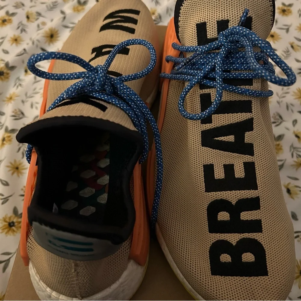 Adidas NMD Trail x Pharrell Human Race 2017 Hiking Shoes Breath Walk Size 11 - Picture 8 of 10